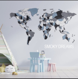 Svetová mapa veľkosť L Smoky Dreams